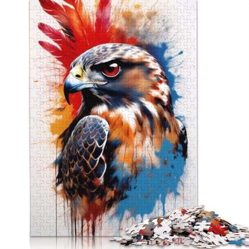 Animal Art Bird Puzzles 1000 Teile Schwer Puzzle Spielzeug Lernspiel Impossible Herausforderungsspielzeug Für Erwachsene Und Kinder Ab 12 Jahren 1000pcs (75x50cm) von LMYmoney