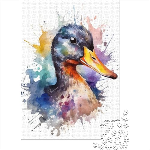 Animal Art Bird Puzzles 1000 Teile Schwer Puzzle Spielzeug Lernspiel Impossible Herausforderungsspielzeug Für Erwachsene Und Kinder Ab 14 Jahren 1000pcs (38x26cm) von LMYmoney