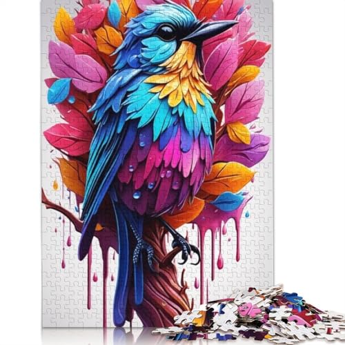 Animal Art Bird Puzzles 1000 Teile Schwer Puzzle Spielzeug Pädagogisches Spiel Impossible Herausforderung Spielzeug Für Erwachsene Kinder 1000pcs (75x50cm) von LMYmoney