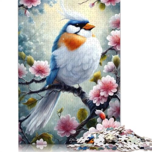 Animal Art Bird Puzzles 1000 Teile Schwer Puzzle Spielzeug Pädagogisches Spiel Impossible Herausforderung Spielzeug Für Erwachsene Und Kinder in Bewährter 1000pcs (75x50cm) von LMYmoney