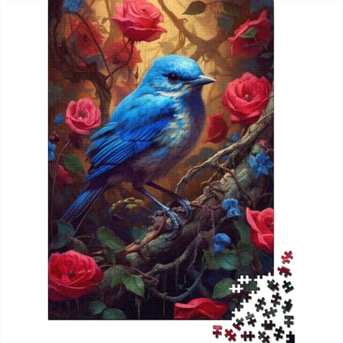 Animal Art Bird Puzzles 1000 Teile Schwer Puzzle Spielzeug Pädagogisches Spiel Impossible Herausforderungsspielzeug Für Erwachsene Und Kinder in Bewährter 1000pcs (38x26cm) von LMYmoney
