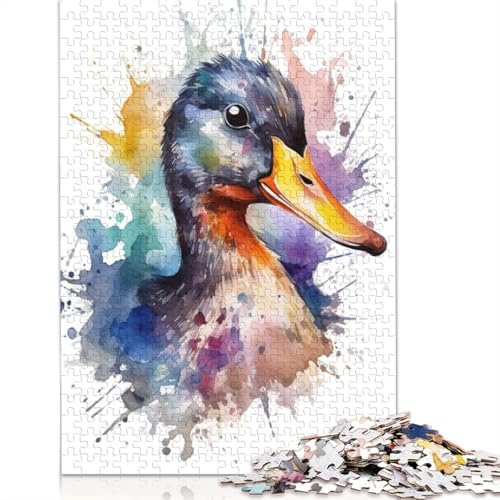 Animal Art Bird Puzzles 1000 Teile Schwer Puzzle Spielzeug Pädagogisches Spiel Impossible Herausforderungsspielzeug Für Erwachsene Und Kinder in Bewährter 1000pcs (75x50cm) von LMYmoney
