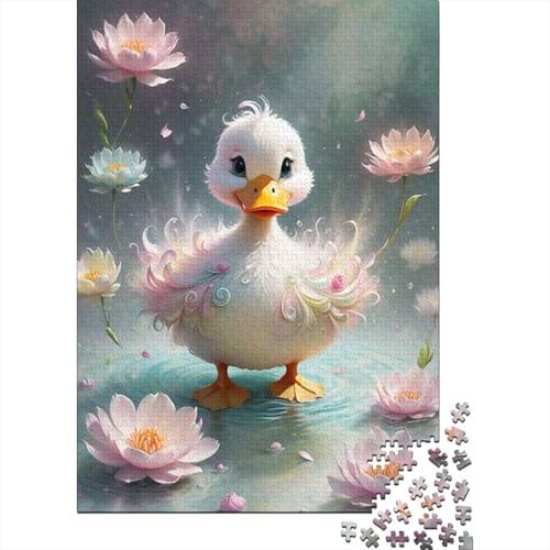 Animal Art Duck Puzzle Dekompressionsspielzeug, 100 Prozent recycelter Karton, Puzzle für Erwachsene und Teenager, 1000 Teile (38 x 26 cm) von LMYmoney