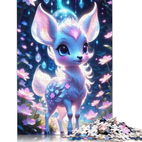 Animal Art Elk Puzzles 1000 Teile Schwer Puzzle Spielzeug Lernspiel Impossible Herausforderungsspielzeug Für Erwachsene Und Kinder Ab 12 Jahren 1000pcs (75x50cm) von LMYmoney