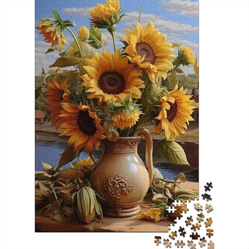 Animal Art Flower Puzzle 1000 Teile Schwer Puzzle Spielzeug Pädagogisches Spiel Impossible Herausforderung Spielzeug Für Erwachsene Kinder 1000pcs (38x26cm) von LMYmoney