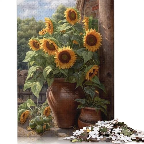Animal Art Flower Puzzle 1000 Teile Schwer Puzzle Spielzeug Pädagogisches Spiel Impossible Herausforderungsspielzeug Für Erwachsene Kinder 1000pcs (75x50cm) von LMYmoney