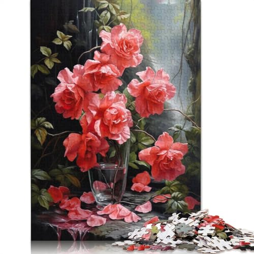 Animal Art Flower Puzzle 1000 Teile Schwer Puzzle Spielzeug Pädagogisches Spiel Impossible Herausforderungsspielzeug Für Erwachsene Und Kinder in Bewährter 1000pcs (75x50cm) von LMYmoney