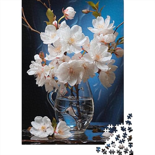 Animal Art Flower Puzzle 1000-teilige Schwer Puzzle Spielzeug Lernspiel Impossible Herausforderung Spielzeug Für Erwachsene Kinder 1000pcs (38x26cm) von LMYmoney