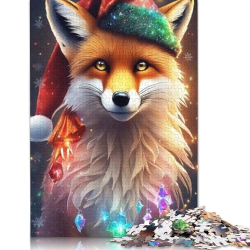 Animal Art Fox Puzzles 1000 Teile Schwer Puzzle Spielzeug Lernspiel Impossible Herausforderung Spielzeug Für Erwachsene Und Kinder in Bewährter 1000pcs (75x50cm) von LMYmoney