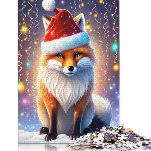 Animal Art Fox Puzzles 1000 Teile Schwer Puzzle Spielzeug Lernspiel Impossible Herausforderungsspielzeug Für Erwachsene Und Kinder Ab 12 Jahren 1000pcs (75x50cm) von LMYmoney