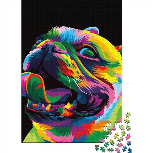 Animal Art Habadog Puzzles 1000 Teile Schwer Puzzle Spielzeug Lernspiel Impossible Herausforderung Spielzeug Für Erwachsene Und Kinder Ab 12 Jahren 1000pcs (38x26cm) von LMYmoney