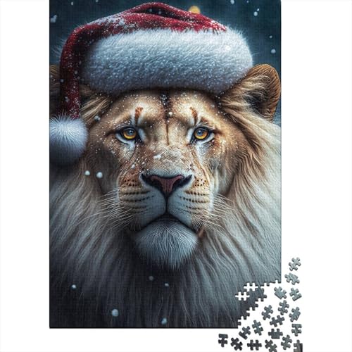 Animal Art Lion Puzzles 1000 Teile Schwer Puzzle Spielzeug Lernspiel Impossible Herausforderung Spielzeug Für Erwachsene Und Kinder in Bewährter 1000pcs (38x26cm) von LMYmoney