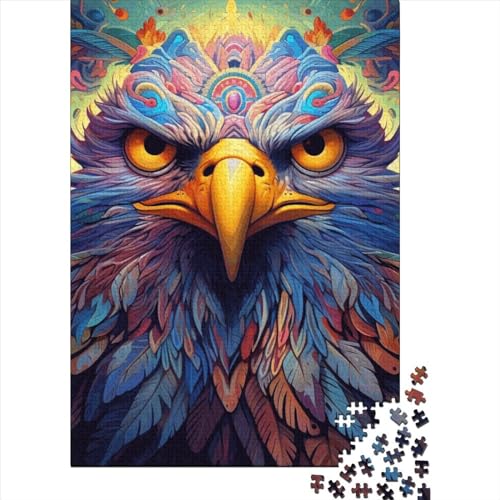 Animal Eagle Puzzles 1000 Teile Schwer Puzzle Spielzeug Lernspiel Impossible Herausforderungsspielzeug Für Erwachsene Kinder 1000pcs (75x50cm) von LMYmoney