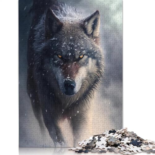 Animal Universe Wolf Puzzle 1000 Teile für Erwachsene und Teenager ab 12 Jahren, 1000 Teile (75 x 50 cm) von LMYmoney