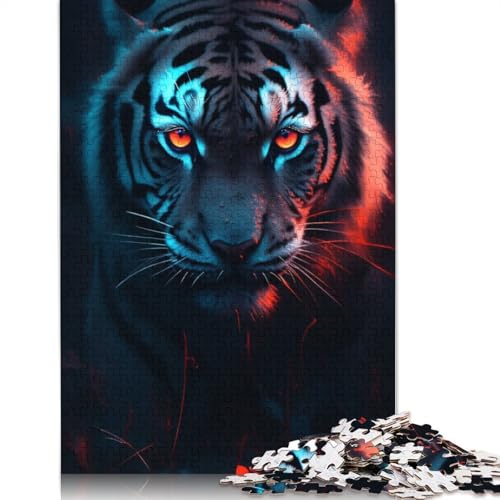 Anime Dream Tiger Puzzles für Erwachsene, 1000-teiliges Puzzle für Teenager ab 12 Jahren, 1000 Teile (75 x 50 cm) von LMYmoney