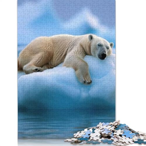Arctic Slumber Puzzle 1000-teilige Schwer Puzzle Spielzeug Lernspiel Impossible Herausforderungsspielzeug Für Erwachsene Kinder 1000pcs (75x50cm) von LMYmoney