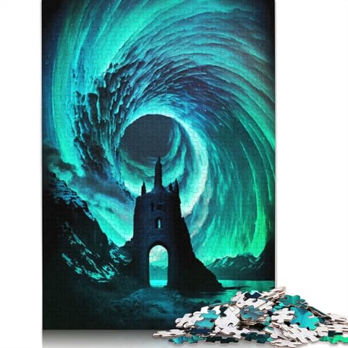 Arktischer Leuchtturm-Puzzle für Erwachsene, kreative Spiele, Puzzle-Geschenk für Jungen oder Mädchen, 520 Teile (52 x 38 cm) von LMYmoney