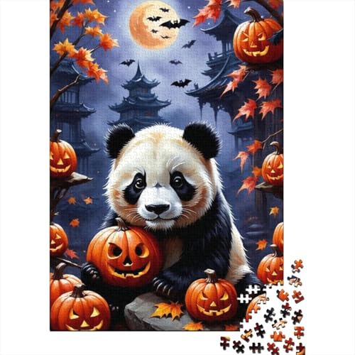 Art Animal Panda Puzzle, Premium-Puzzle aus 100% recyceltem Brett, für Kinder und Erwachsene ab 12 Jahren, 1000 Teile (75 x 50 cm) von LMYmoney