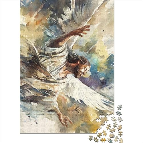 Art Christian Jesus Christliche Geschenke Puzzle Denksportaufgabe 100 Prozent Recycling-Karton Puzzle für Jungen oder Mädchen 38x26cm/1000Teile von LMYmoney