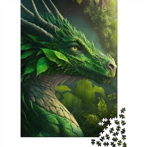 Art Dragon Puzzle, kreative Spiele, 100% recycelter Karton, Puzzle für Erwachsene, 1000 Teile (75 x 50 cm) von LMYmoney
