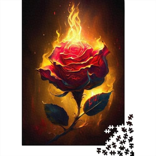 Art Flowers Puzzle 1000 Teile Schwer Puzzle Spielzeug Lernspiel Impossible Herausforderung Spielzeug Für Erwachsene Kinder 1000pcs (38x26cm) von LMYmoney