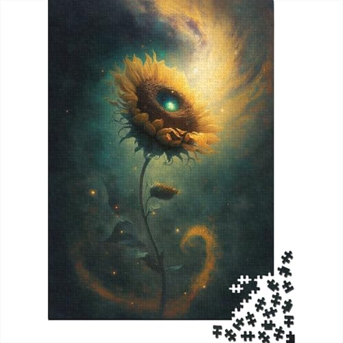 Art Flowers Puzzle 1000 Teile Schwer Puzzle Spielzeug Lernspiel Impossible Herausforderung Spielzeug Für Erwachsene Kinder 1000pcs (38x26cm) von LMYmoney