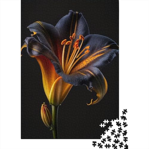 Art Flowers Puzzle 1000 Teile Schwer Puzzle Spielzeug Lernspiel Impossible Herausforderung Spielzeug Für Erwachsene Und Kinder Ab 14 Jahren 1000pcs (38x26cm) von LMYmoney