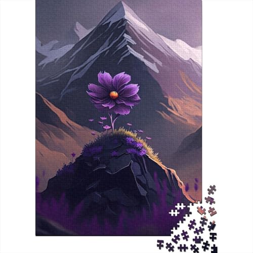 Art Flowers Puzzle 1000 Teile Schwer Puzzle Spielzeug Lernspiel Impossible Herausforderung Spielzeug Für Erwachsene Und Kinder Ab 14 Jahren 1000pcs (38x26cm) von LMYmoney