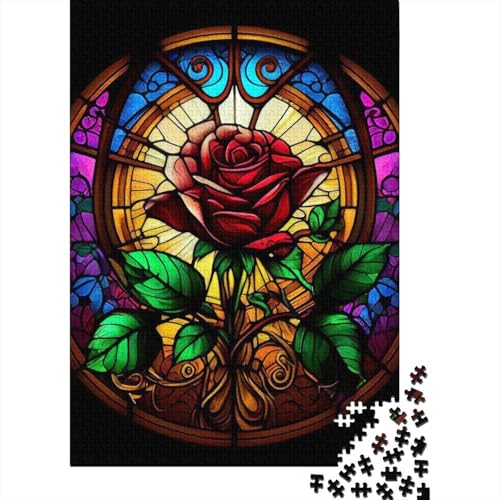 Art Flowers Puzzle 1000 Teile Schwer Puzzle Spielzeug Lernspiel Impossible Herausforderung Spielzeug Für Erwachsene Und Kinder in Bewährter 1000pcs (38x26cm) von LMYmoney
