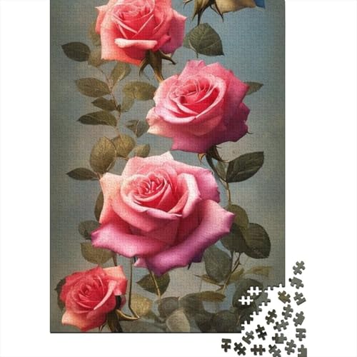 Art Flowers Puzzle 1000 Teile Schwer Puzzle Spielzeug Lernspiel Impossible Herausforderung Spielzeug Für Erwachsene Und Kinder in Bewährter 1000pcs (38x26cm) von LMYmoney
