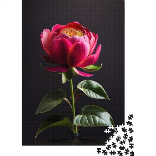 Art Flowers Puzzle 1000 Teile Schwer Puzzle Spielzeug Lernspiel Impossible Herausforderung Spielzeug Für Erwachsene Und Kinder in Bewährter 1000pcs (38x26cm) von LMYmoney
