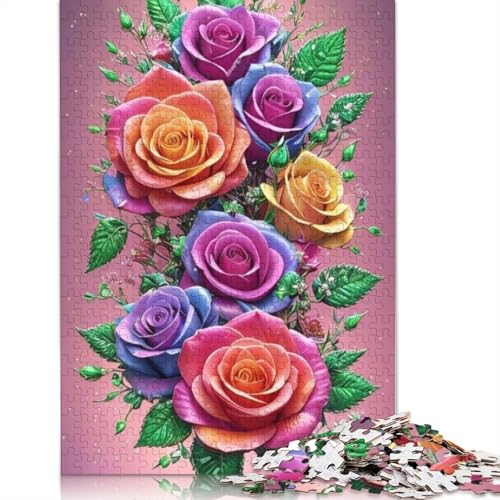 Art Flowers Puzzle 1000 Teile Schwer Puzzle Spielzeug Lernspiel Impossible Herausforderung Spielzeug Für Erwachsene Und Kinder in Bewährter 1000pcs (75x50cm) von LMYmoney