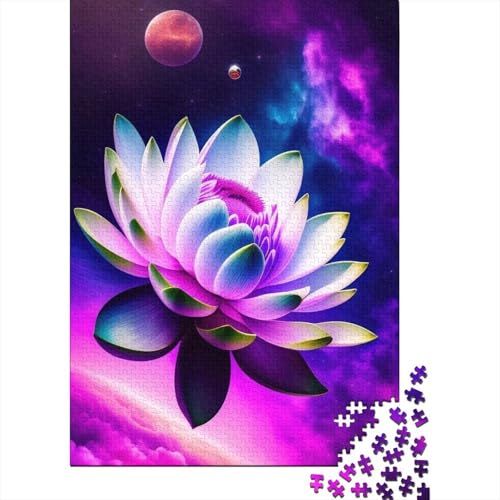Art Flowers Puzzle 1000 Teile Schwer Puzzle Spielzeug Pädagogisches Spiel Impossible Herausforderung Spielzeug Für Erwachsene Kinder 1000pcs (38x26cm) von LMYmoney