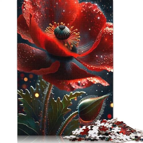 Art Flowers Puzzle 1000 Teile Schwer Puzzle Spielzeug Pädagogisches Spiel Impossible Herausforderung Spielzeug Für Erwachsene Kinder 1000pcs (75x50cm) von LMYmoney