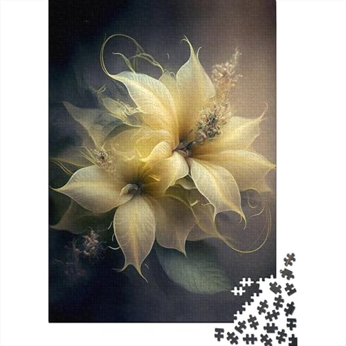Art Flowers Puzzle 1000 Teile Schwer Puzzle Spielzeug Pädagogisches Spiel Impossible Herausforderung Spielzeug Für Erwachsene Und Kinder in Bewährter 1000pcs (38x26cm) von LMYmoney
