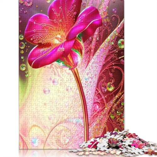Art Flowers Puzzle 1000 Teile Schwer Puzzle Spielzeug Pädagogisches Spiel Impossible Herausforderung Spielzeug Für Erwachsene Und Kinder in Bewährter 1000pcs (75x50cm) von LMYmoney