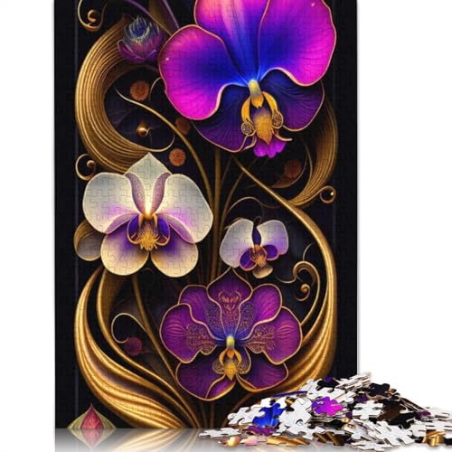 Art Flowers Puzzle 1000 Teile Schwer Puzzle Spielzeug Pädagogisches Spiel Impossible Herausforderungsspielzeug Für Erwachsene Kinder 1000pcs (75x50cm) von LMYmoney