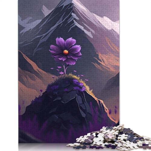 Art Flowers Puzzle 1000 Teile Schwer Puzzle Spielzeug Pädagogisches Spiel Impossible Herausforderungsspielzeug Für Erwachsene Und Kinder Ab 12 Jahren 1000pcs (75x50cm) von LMYmoney