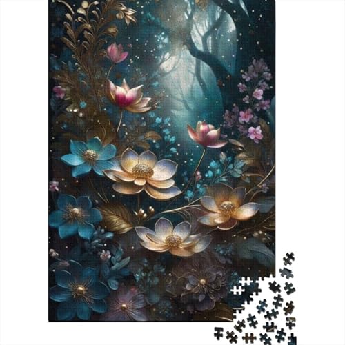 Art Flowers Puzzle 1000 Teile Schwer Puzzle Spielzeug Pädagogisches Spiel Impossible Herausforderungsspielzeug Für Erwachsene Und Kinder in Bewährter 1000pcs (38x26cm) von LMYmoney
