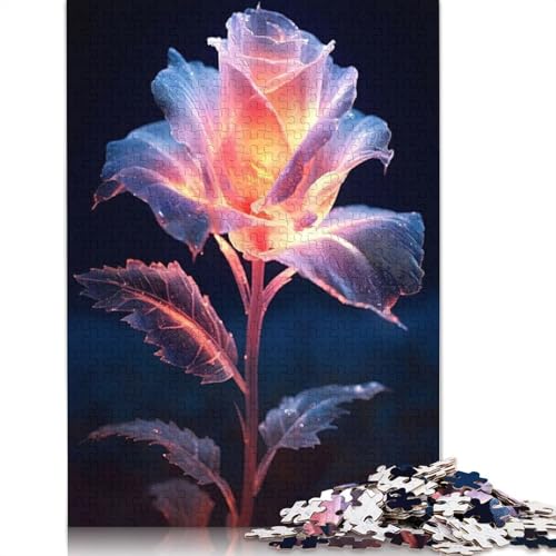 Art Flowers Puzzle 1000 Teile Schwer Puzzle Spielzeug Pädagogisches Spiel Impossible Herausforderungsspielzeug Für Erwachsene Und Kinder in Bewährter 1000pcs (75x50cm) von LMYmoney
