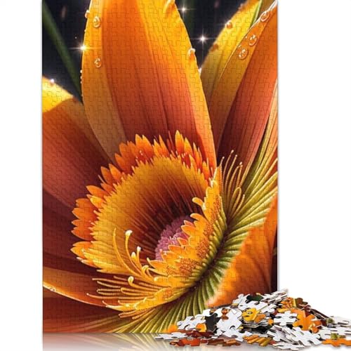 Art Flowers Puzzle 1000 Teile Schwer Puzzle Spielzeug Pädagogisches Spiel Impossible Herausforderungsspielzeug Für Erwachsene Und Kinder in Bewährter 1000pcs (75x50cm) von LMYmoney