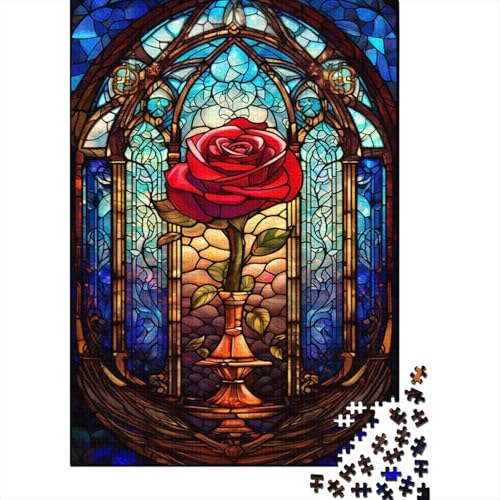 Art Flowers Puzzle 1000-teilige Schwer Puzzle Spielzeug Lernspiel Impossible Herausforderung Spielzeug Für Erwachsene Und Kinder Ab 14 Jahren 1000pcs (38x26cm) von LMYmoney
