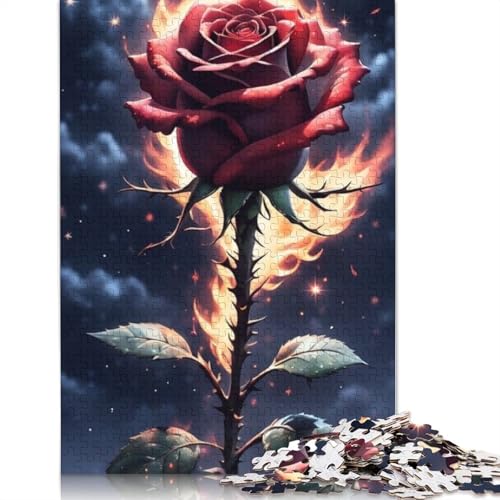 Art Flowers Puzzle 1000-teilige Schwer Puzzle Spielzeug Lernspiel Impossible Herausforderung Spielzeug Für Erwachsene Und Kinder Ab 14 Jahren 1000pcs (75x50cm) von LMYmoney