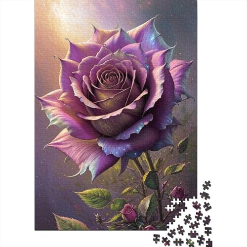 Art Flowers Puzzle 1000-teilige Schwer Puzzle Spielzeug Lernspiel Impossible Herausforderung Spielzeug Für Erwachsene Und Kinder in Bewährter 1000pcs (38x26cm) von LMYmoney