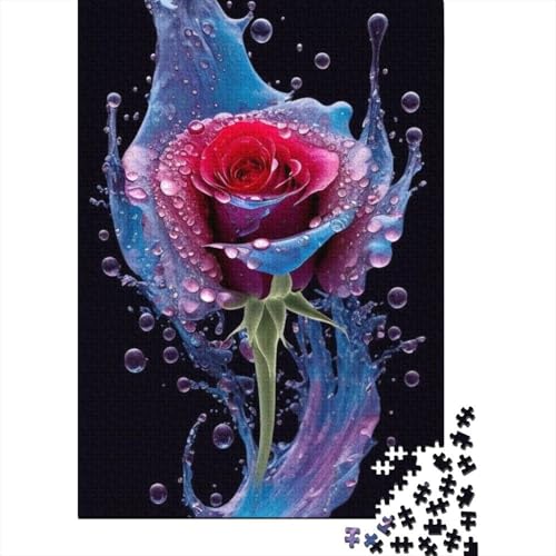 Art Flowers Puzzle 1000-teilige Schwer Puzzle Spielzeug Lernspiel Impossible Herausforderung Spielzeug Für Erwachsene Und Kinder in Bewährter 1000pcs (38x26cm) von LMYmoney
