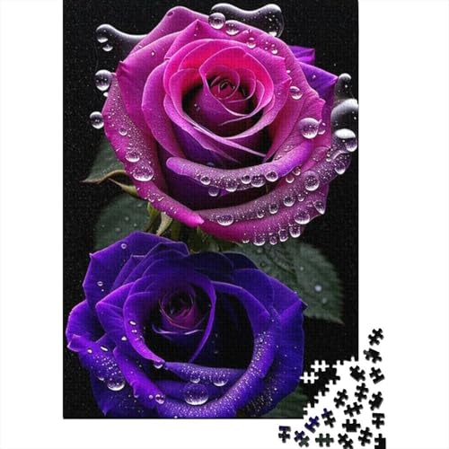 Art Flowers Puzzle 1000-teilige Schwer Puzzle Spielzeug Lernspiel Impossible Herausforderung Spielzeug Für Erwachsene Und Kinder in Bewährter 1000pcs (38x26cm) von LMYmoney