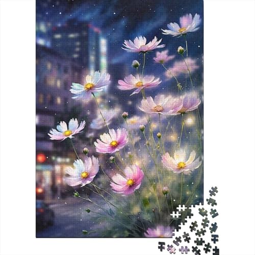 Art Flowers Puzzle 1000-teilige Schwer Puzzle Spielzeug Lernspiel Impossible Herausforderungsspielzeug Für Erwachsene Und Kinder Ab 12 Jahren 1000pcs (38x26cm) von LMYmoney