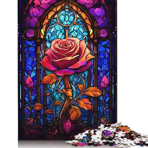 Art Flowers Puzzle 1000-teilige Schwer Puzzle Spielzeug Lernspiel Impossible Herausforderungsspielzeug Für Erwachsene Und Kinder Ab 12 Jahren 1000pcs (75x50cm) von LMYmoney