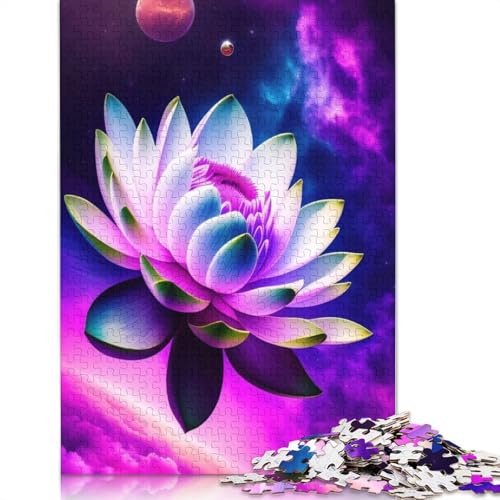 Art Flowers Puzzle 1000-teilige Schwer Puzzle Spielzeug Lernspiel Impossible Herausforderungsspielzeug Für Erwachsene Und Kinder Ab 14 Jahren 1000pcs (75x50cm) von LMYmoney