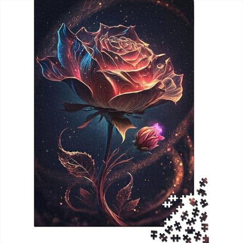 Art Flowers Puzzle 1000-teilige Schwer Puzzle Spielzeug Pädagogisches Spiel Impossible Herausforderungsspielzeug Für Erwachsene Kinder 1000pcs (38x26cm) von LMYmoney